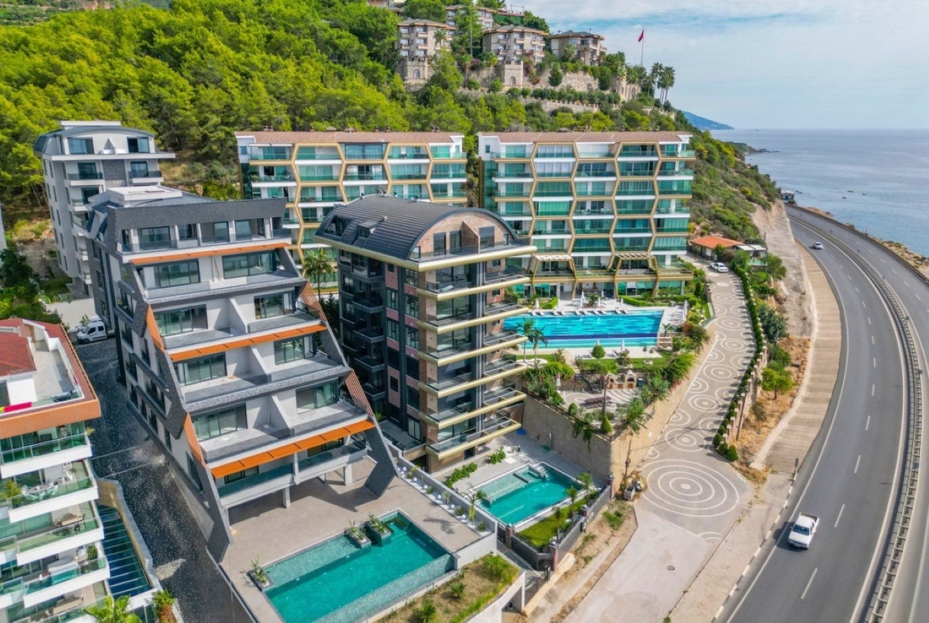 Beachfront Apartments for Sale Alanya Kargicak
